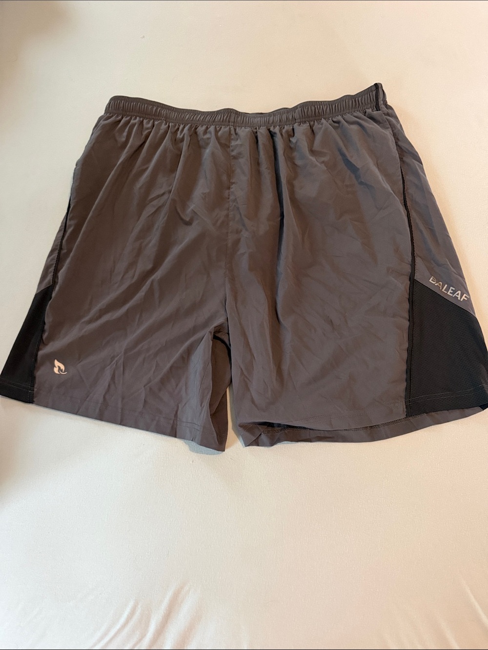 Baleaf Men's Gray Athletic Running Shorts